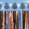 textured tree series