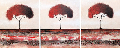 My Eternal Flame Tree Set of Three Paintings Lisa Frances Judd