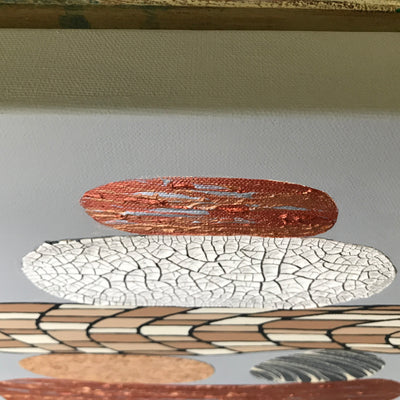 Zen Rocks Stacked no.11 - Original Acrylic Painting - 40cm x 100cm