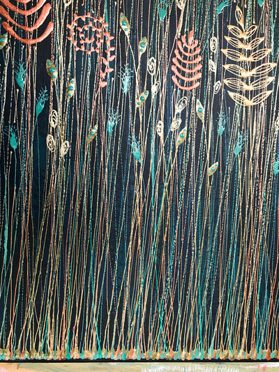 Bohemian Fields - Original Textured Acrylic Nature Painting - 122cm x 92cm