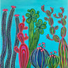 Cactus Party No. 4 - Original Acrylic Painting