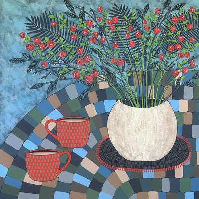 Have Tea With Me - Original Acrylic Painting