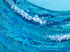 Ride The Wave - Orignal Round Acrylic Painting - 60cm x 6cm