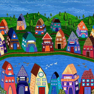 Tiny Town by the River by Lisa Frances Judd
