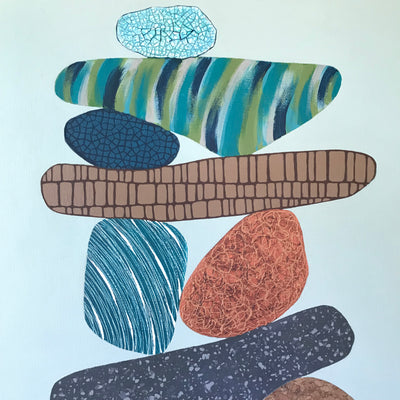 Zen Rocks Stacked no.8 by Lisa Frances Judd SOLD